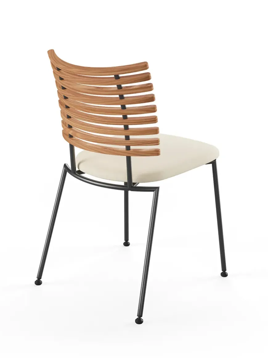 Tiger Stol, sort læder fra Naver Collection