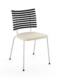 Tiger Stol, sort læder fra Naver Collection