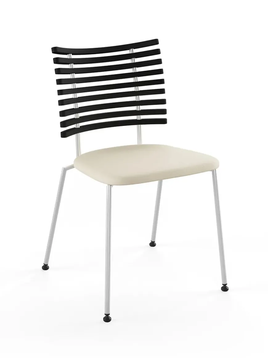 Tiger Stol, sort læder fra Naver Collection