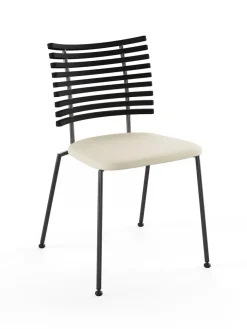 Tiger Stol, sort læder fra Naver Collection