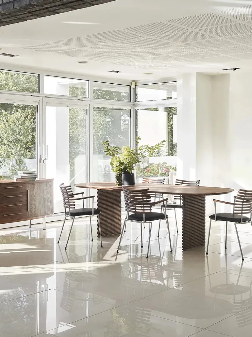 Tiger Stol, sort læder fra Naver Collection