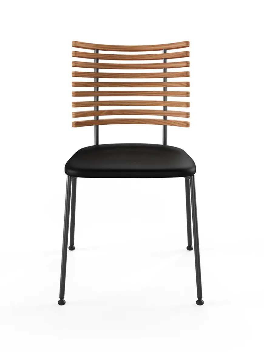 Tiger Stol, sort læder fra Naver Collection