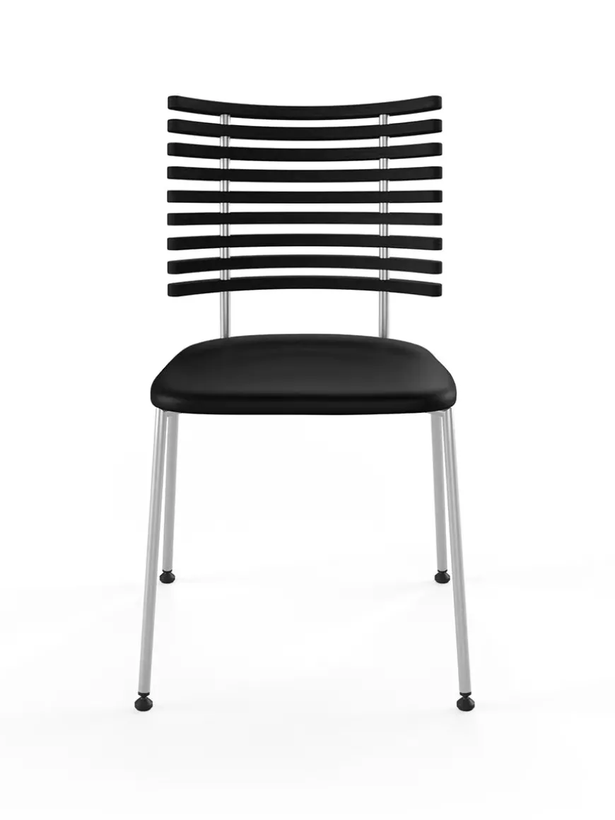 Tiger Stol, sort læder fra Naver Collection