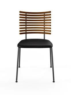 Tiger Stol, sort læder fra Naver Collection