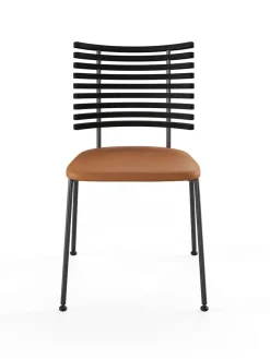 Tiger Stol, sort læder fra Naver Collection