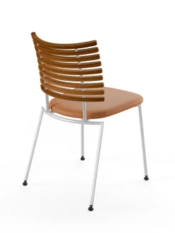 Tiger Stol, sort læder fra Naver Collection