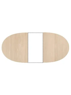 Tillægsplade til CH337 bord af Hans J. Wegner