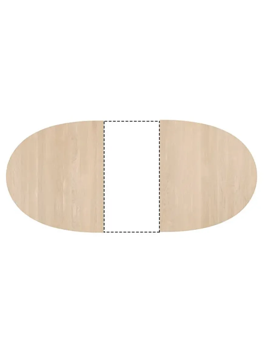 Tillægsplade til CH338/CH339 borde af Hans J. Wegner