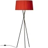 Tripode Gulvlampe fra Santa and Cole, red-amber (G5)