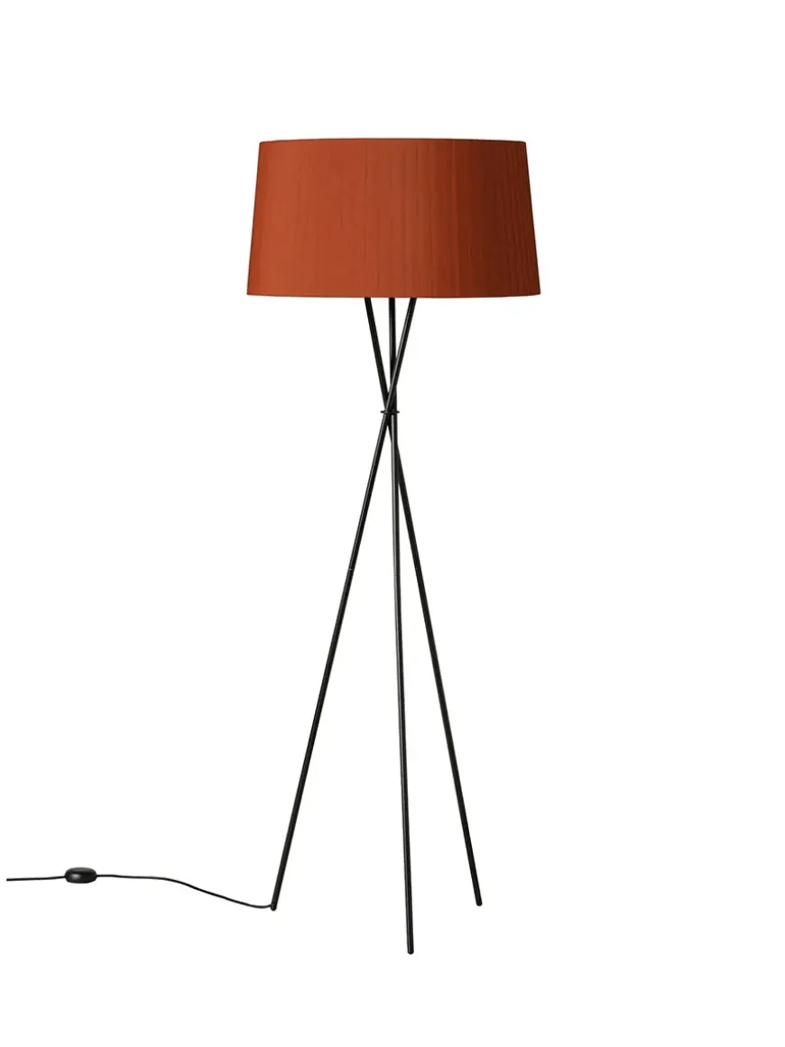 Tripode Gulvlampe fra Santa and Cole, terracotta (G5)