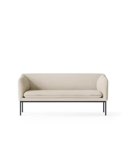 Turn Sofa 2 Bouclé, off-white fra Ferm Living