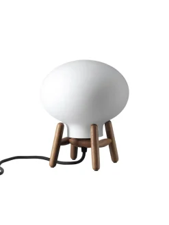 U6 Mini Hiti Bordlampe, klart glas/eg fra FDB Møbler