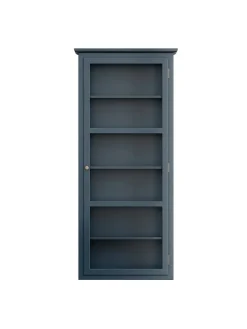 Væghængt Vitrineskab N4, dark blue fra Lindebjerg Design