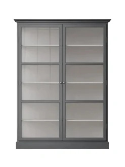 Vitrineskab Classic V2, hvid fra Lindebjerg Design