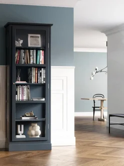 Vitrineskab N1, green fra Lindebjerg Design