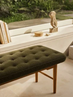 VLA75S Foyer bænk, eg olie af Vilhelm Lauritzen