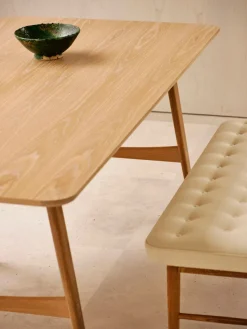 VLA75S Foyer bænk, eg olie af Vilhelm Lauritzen