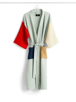 Waffle Badekåbe, off-white multi fra Hay