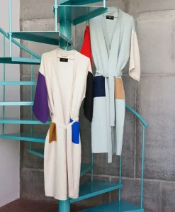 Waffle Badekåbe, sky blue fra Hay