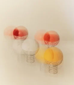 Wire portable bordlampe, Ø18 af Verner Panton