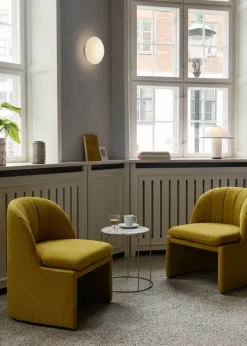 Wire Stool Marble Top VP11 af Verner Panton