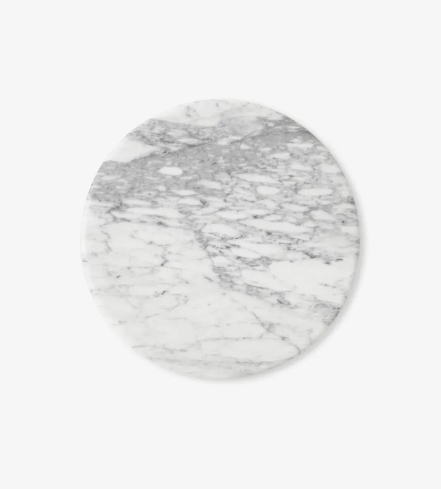 Wire Stool Marble Top VP11 af Verner Panton