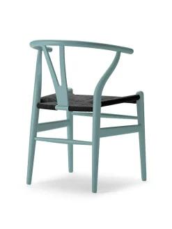 Y-stol CH24 Soft Barley med sort flet af Hans J. Wegner