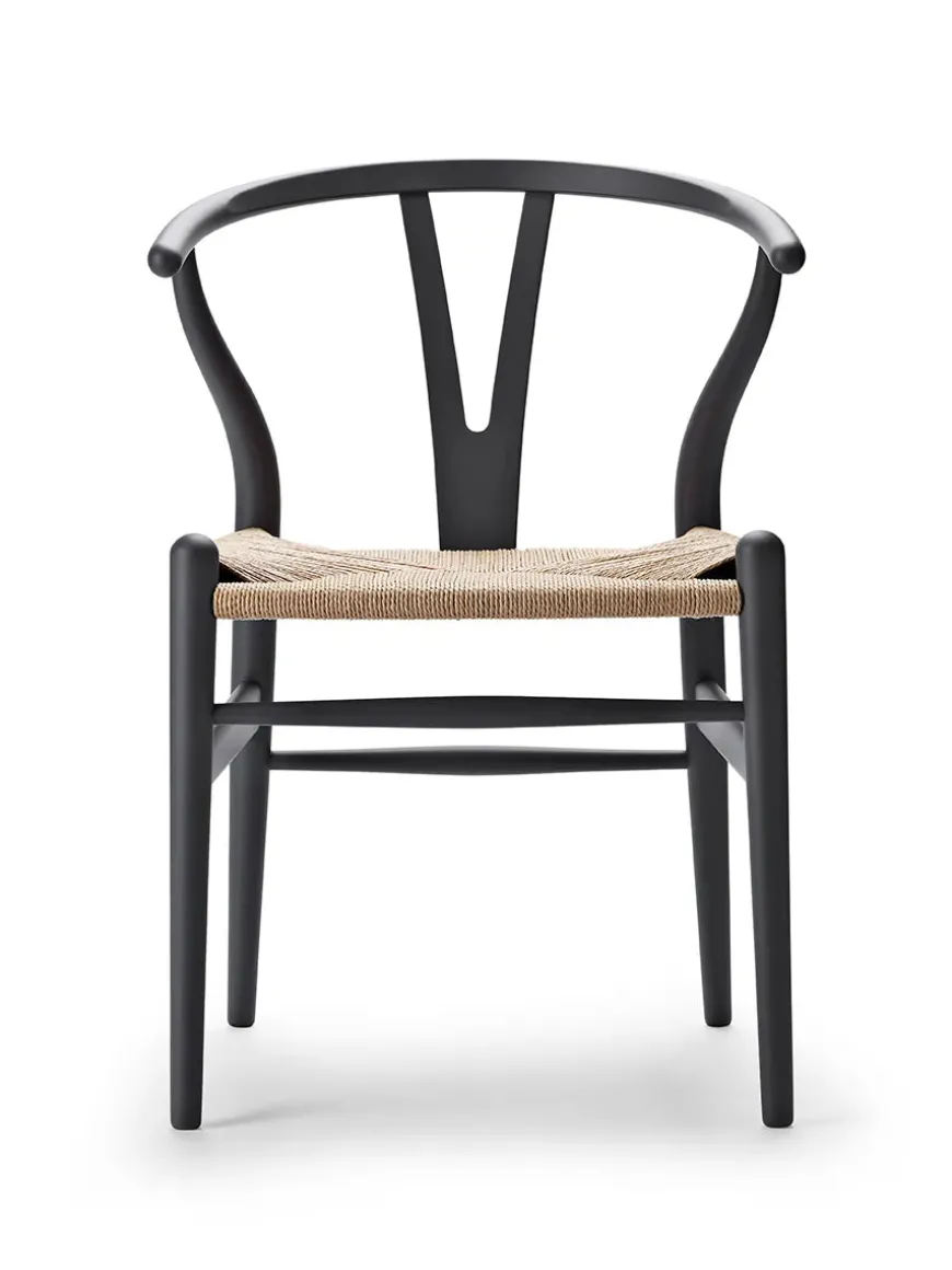 Y-stol CH24 Soft Black af Hans J. Wegner