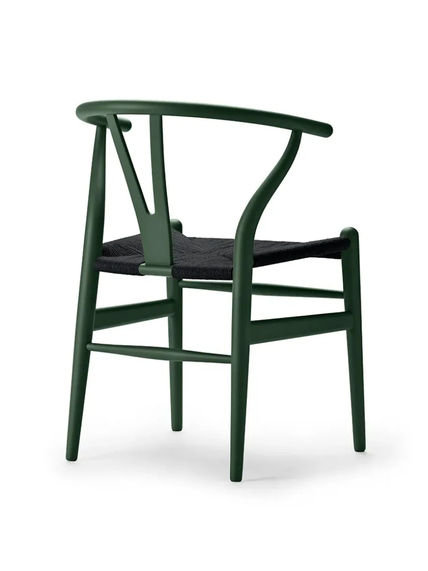 Y-stol CH24 Soft North Sea med sort flet af Hans J. Wegner