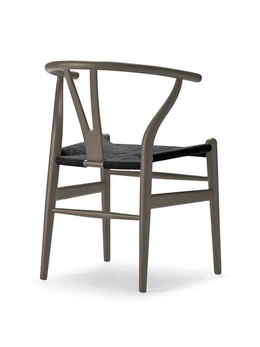 Y-stol CH24 Soft North Sea med sort flet af Hans J. Wegner