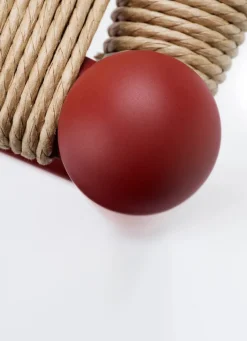 Y-stol CH24 Soft Orange Red af Hans J. Wegner