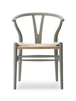 Y-stol CH24 Soft Silver Grey af Hans J. Wegner