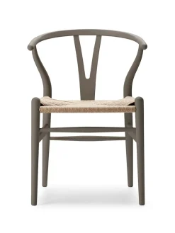 Y-stol CH24 Soft Silver Grey af Hans J. Wegner