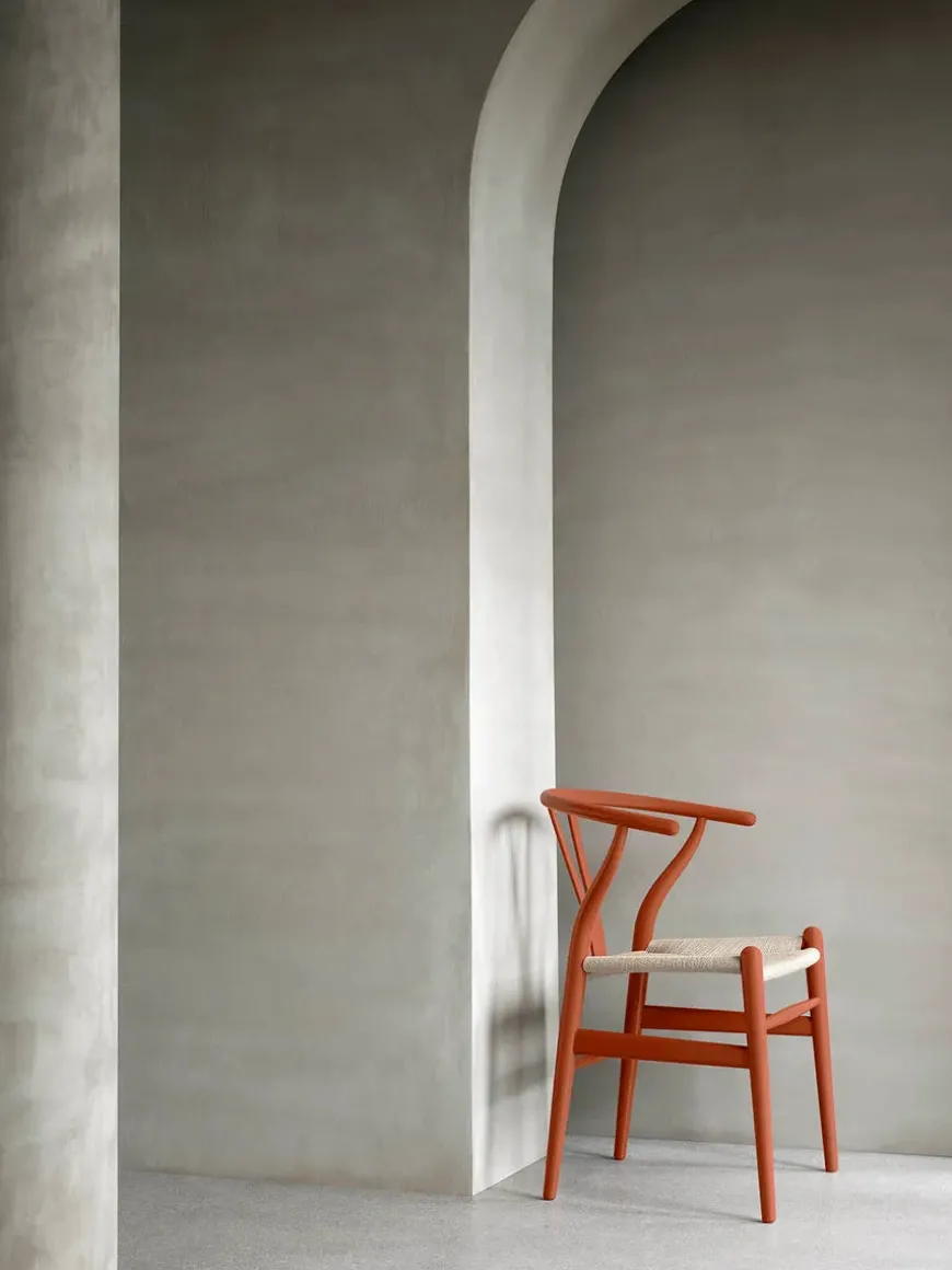 Y-stol CH24 Soft Terracotta af Hans J. Wegner